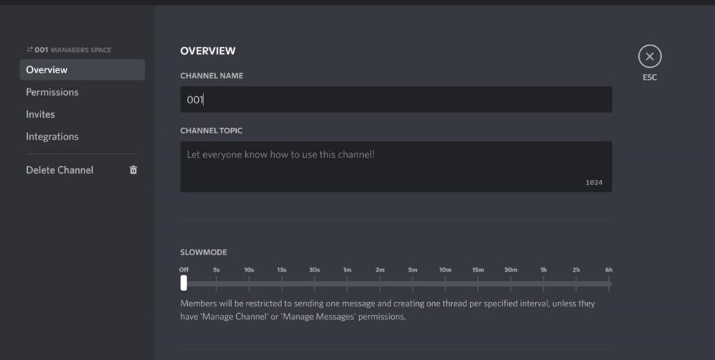 permissions on discord