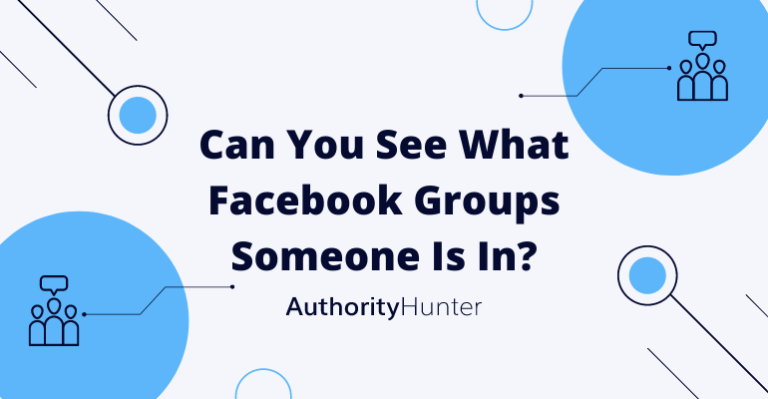 Can You See What Facebook Groups Someone Is In?