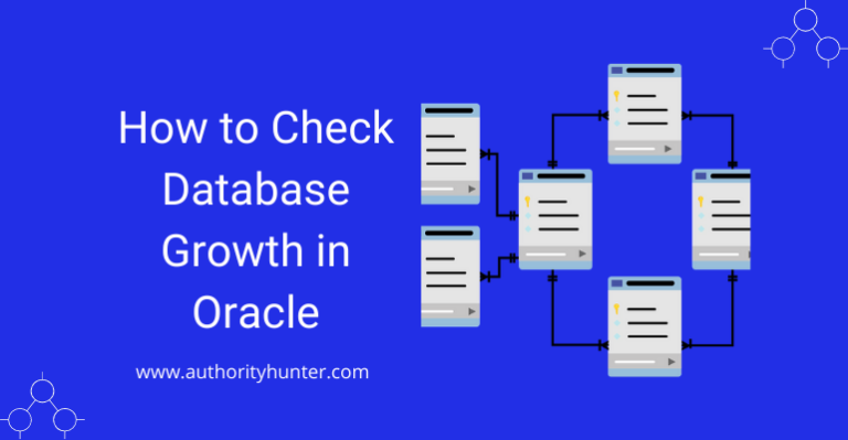 Database Growth Per Month In Oracle Script